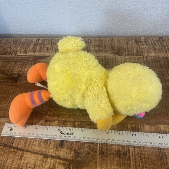 Sesame Street Hasbro Softies Baby Big Bird Yellow Stuffed Plush Vintage Toy - Picture 7 of 8